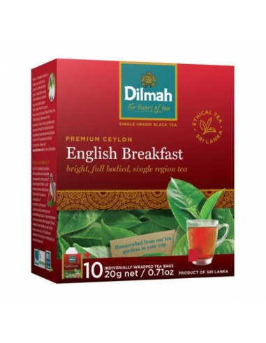 Dilmah English Breakfast Teabags 10 Pack